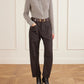 Brown Stripe Gaia Slim Shirt