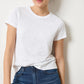 Short Sleeve Back Seam Crewneck