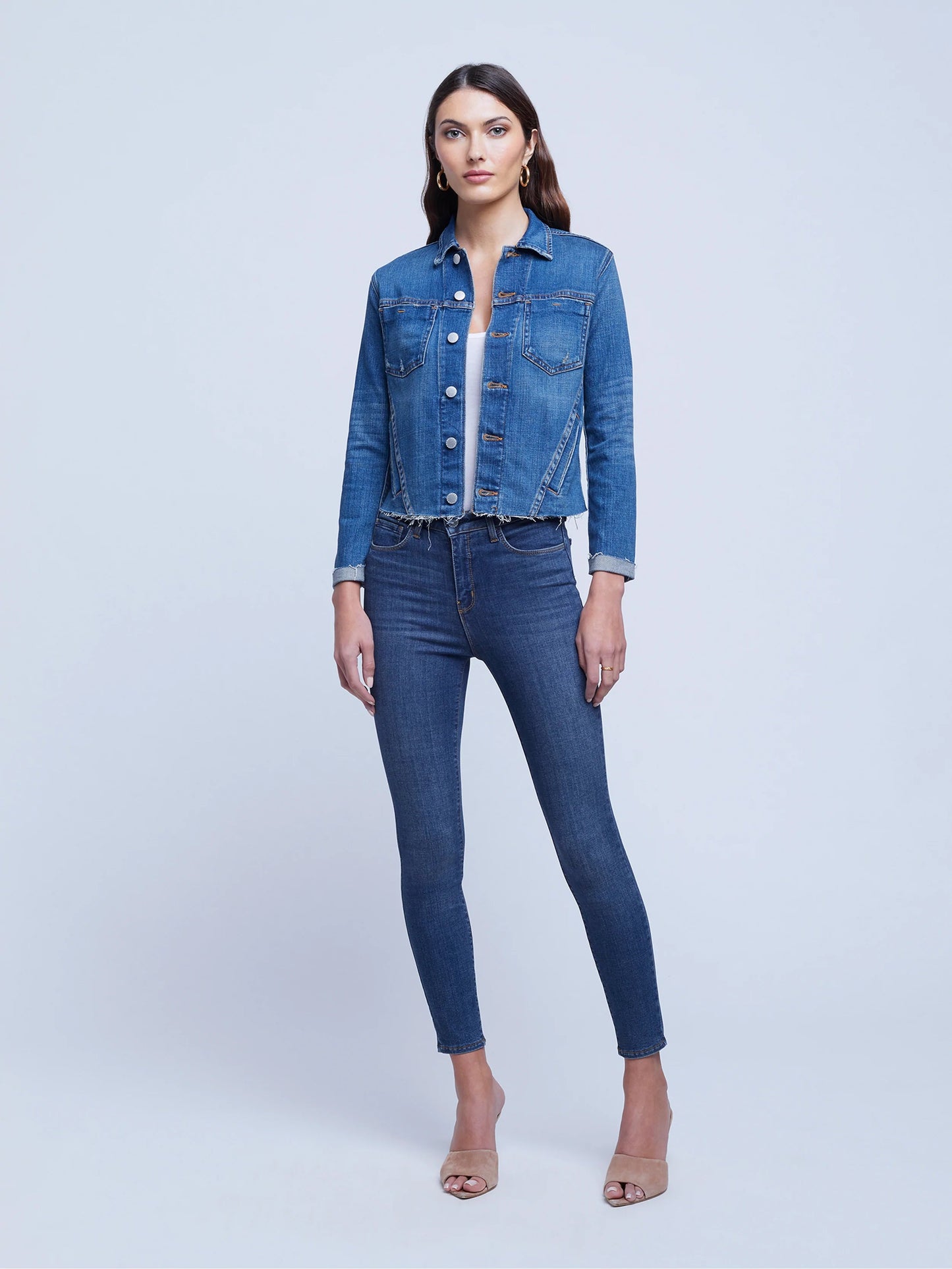 Janelle Slim Raw Jacket Authentique