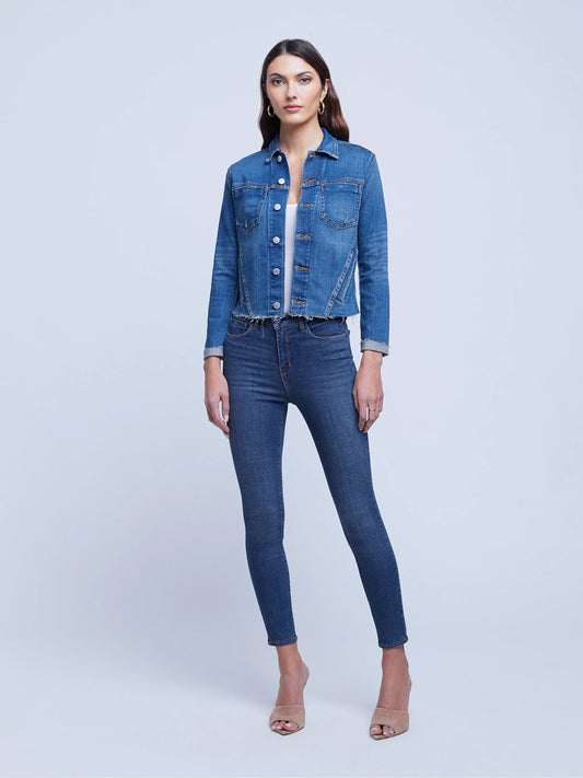 Janelle Slim Raw Jacket Authentique