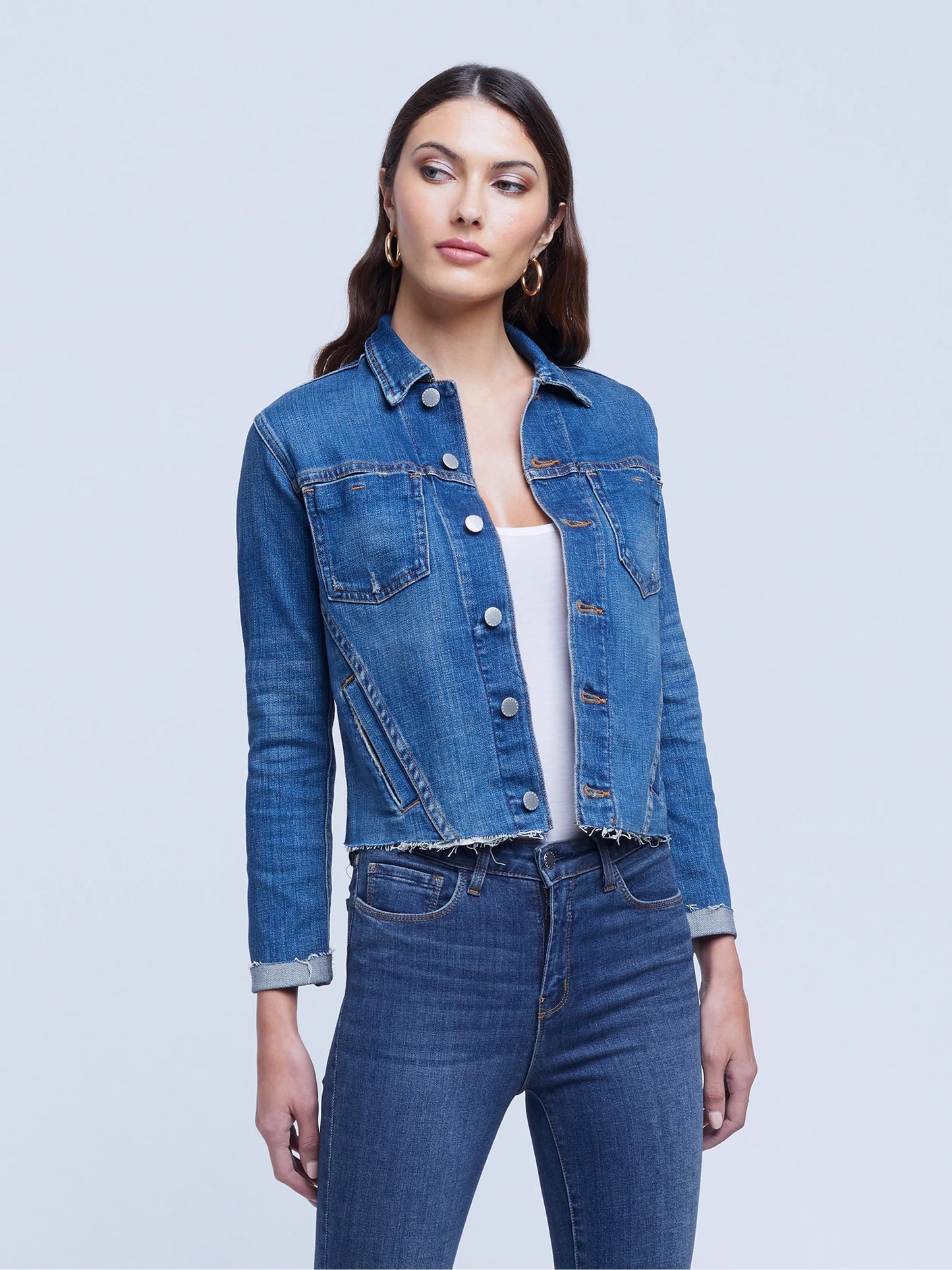Janelle Slim Raw Jacket Authentique