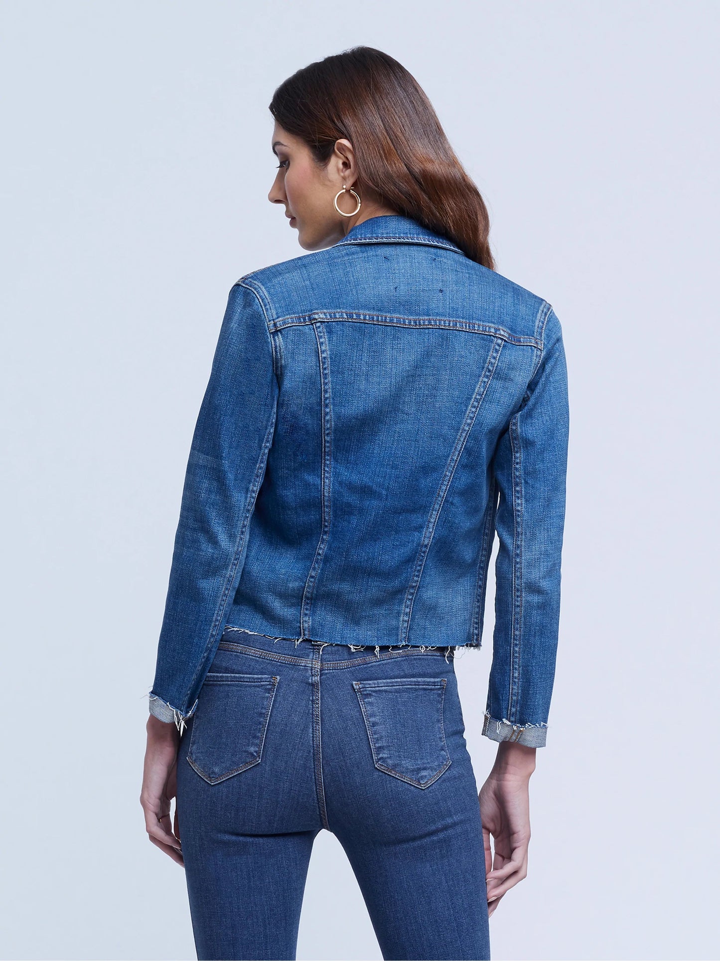 Janelle Slim Raw Jacket Authentique