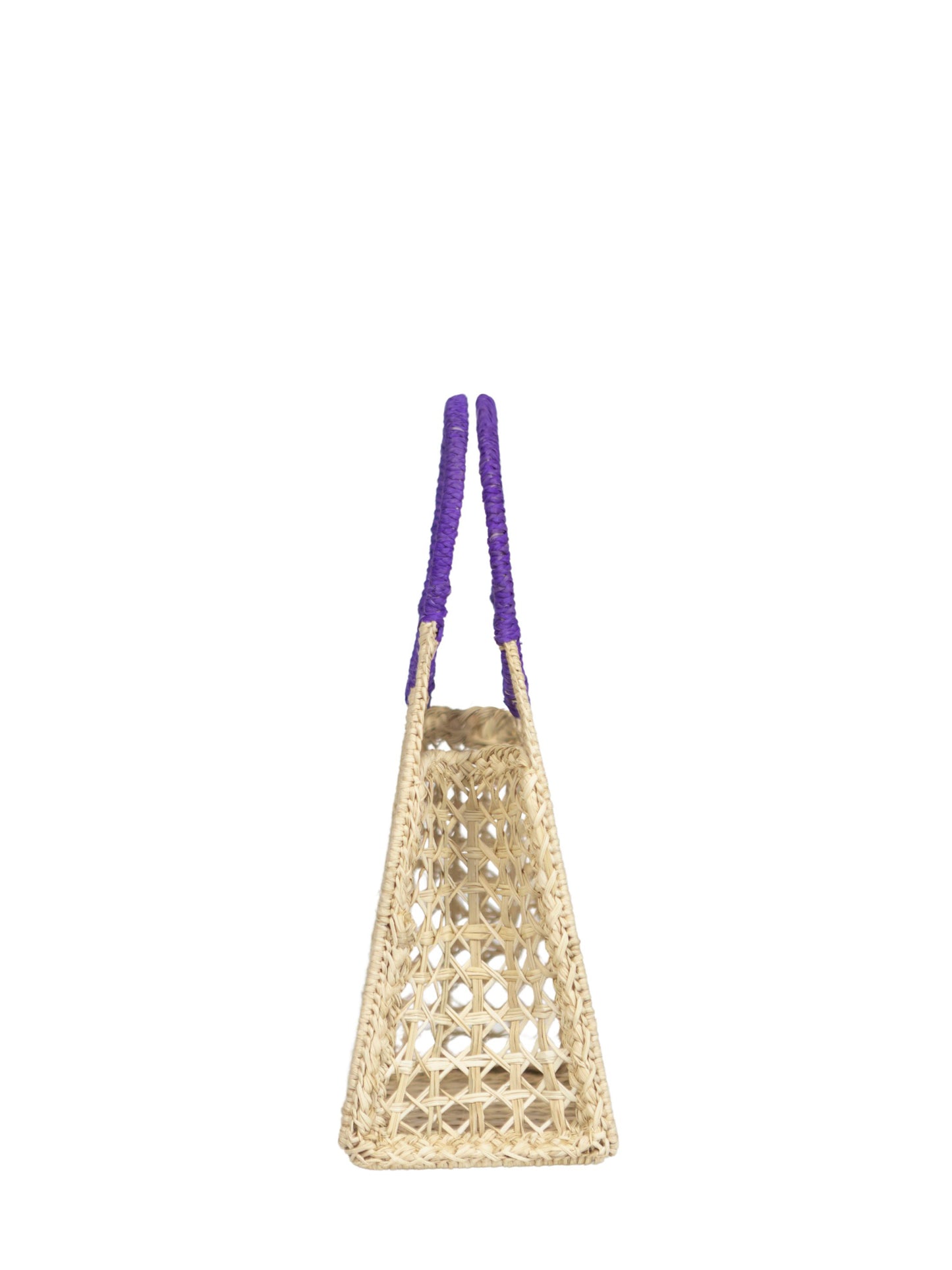Olivia Mini Ring Handle Straw Bag