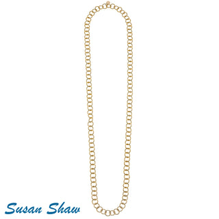 Gold Chain Necklace 44"