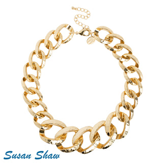 Gold Graduated Chain Necklace