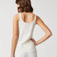 Skinny Strap Tank Ivory