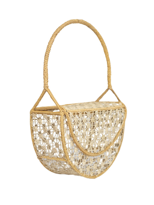 Rosario Shoulder Straw Bag