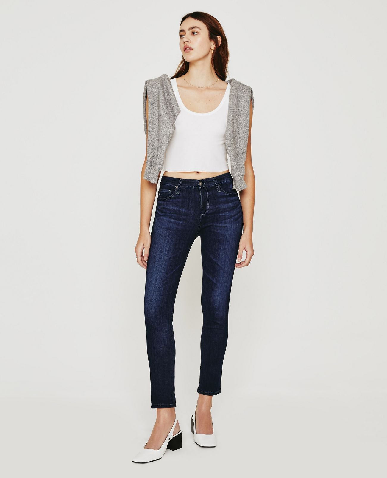 Prima Ankle Mid-Rise Cigarette Jean