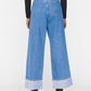 Rolled High Rise Wide Leg