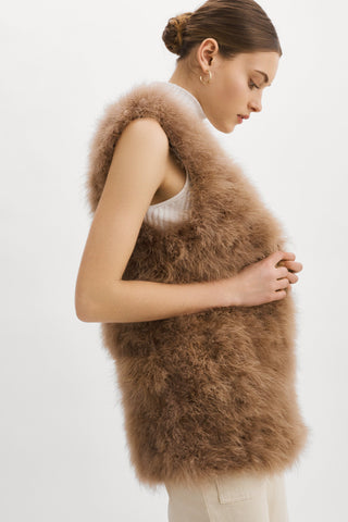 Selma Feather Vest