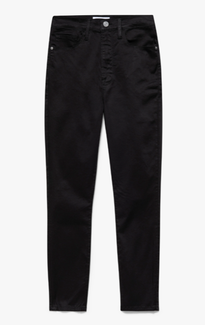 Ali High Rise Cigarette Noir Pants